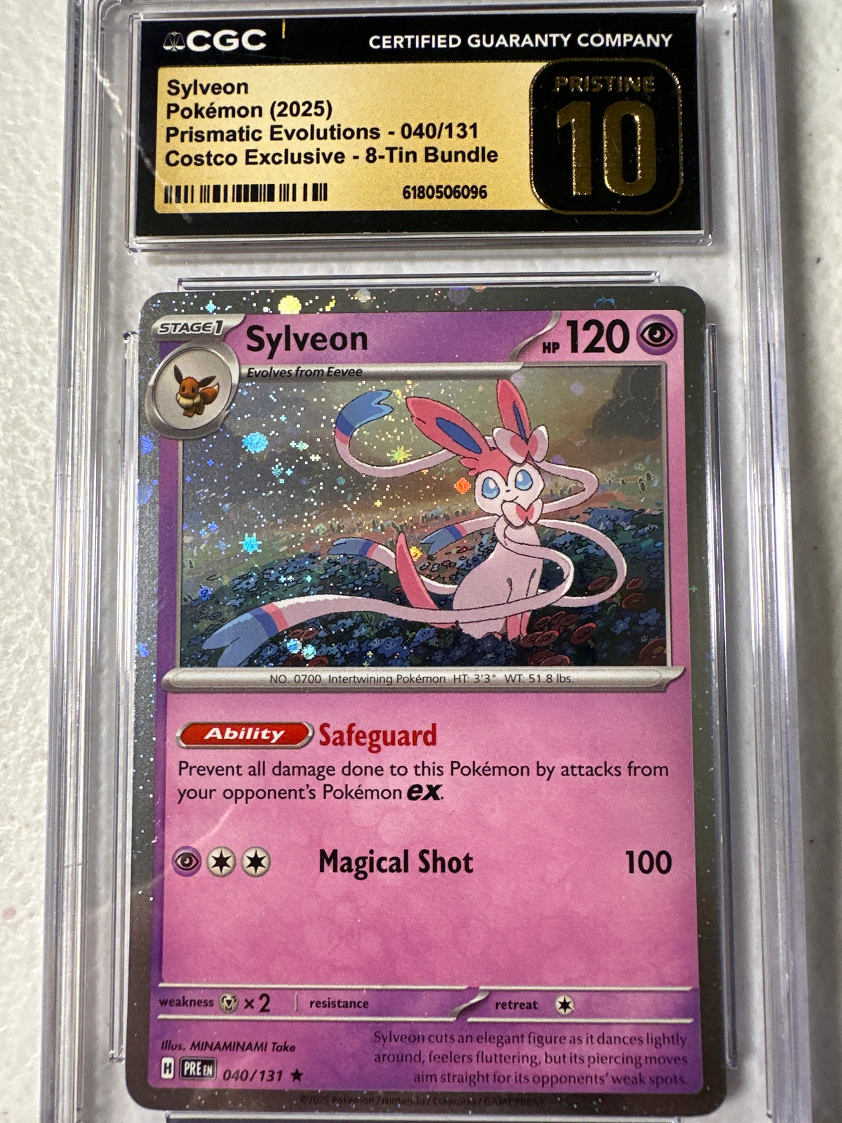 Prismatic Evolutions - Sylveon - 040/131 CGC Pristine 10