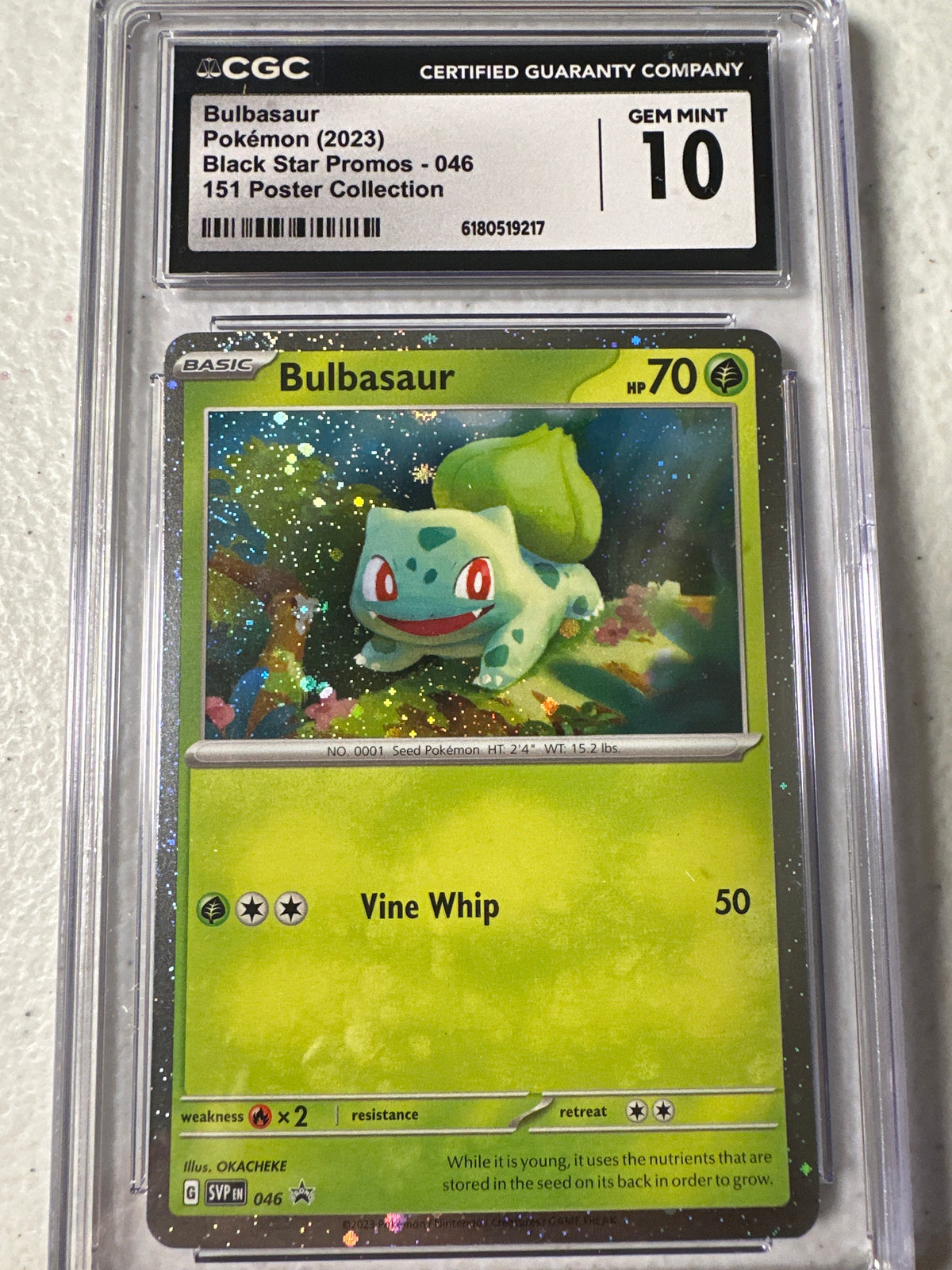151 Poster Collection - Bulbasaur 046 - CGC Gem Mint 10