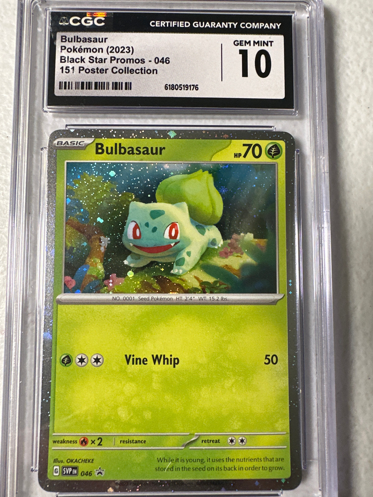 151 Poster Collection - Bulbasaur 046 - CGC Gem Mint 10